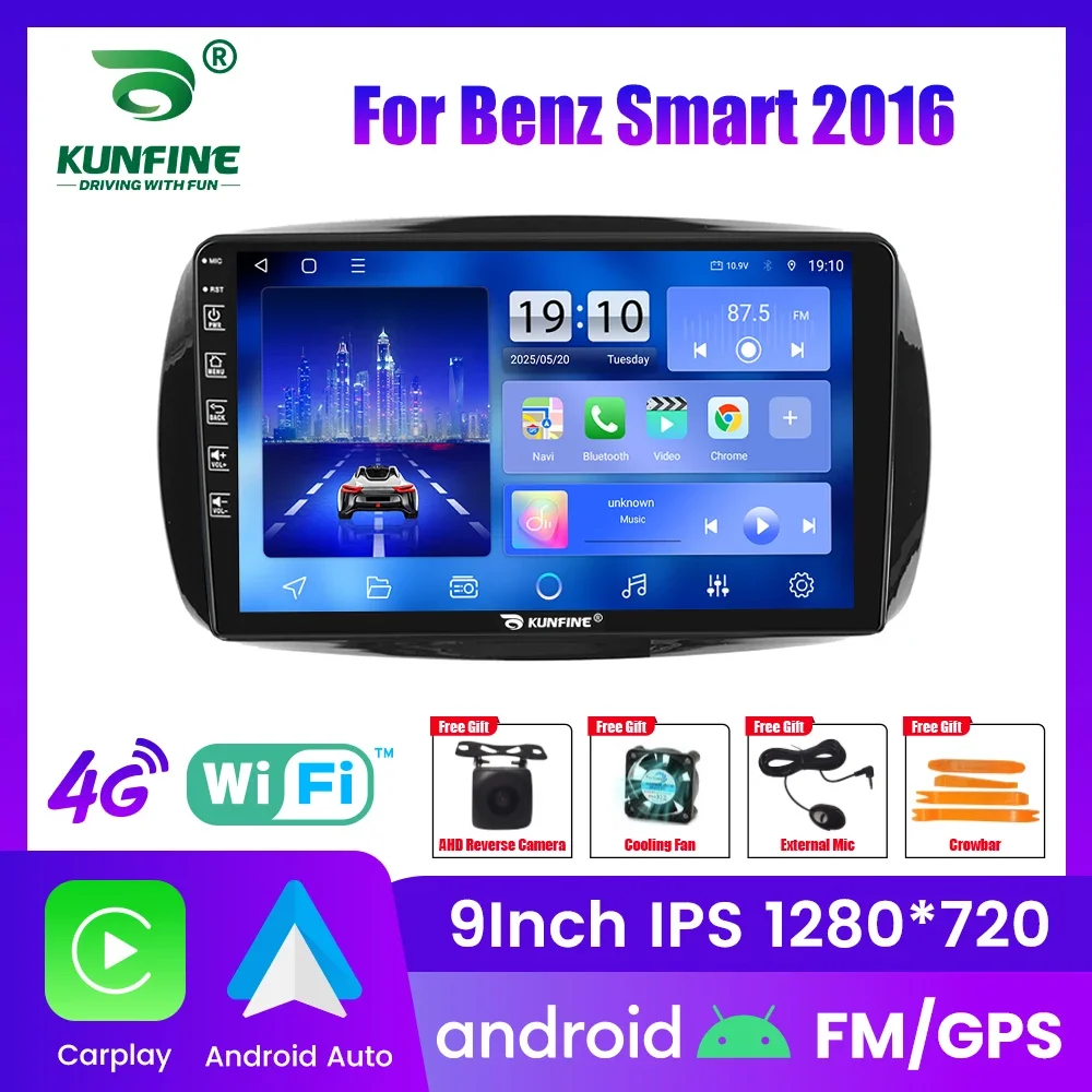 

Android Car Radio For Benz Smart 2016 Car Stereo 2Din Octa Core GPS Navigation Player IPS Screen Carplay Android Auto