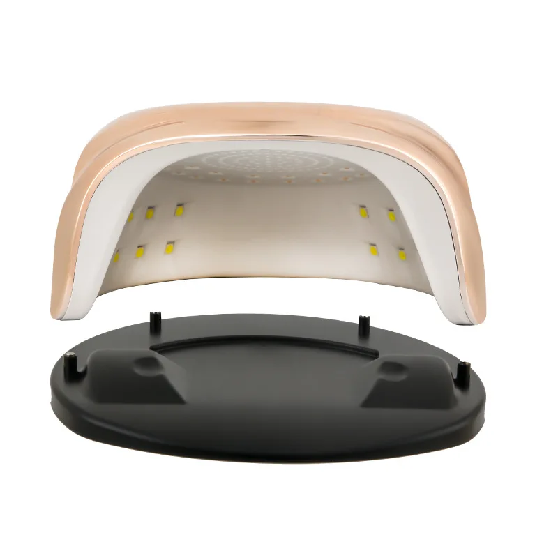 98 واط الأشعة فوق البنفسجية LED ارتفع الذهب مسمار مصباح للتجفيف السريع هلام مسمار العلاج بالضوء آلة 42 المصابيح مانيكير صالون أداة المعدات