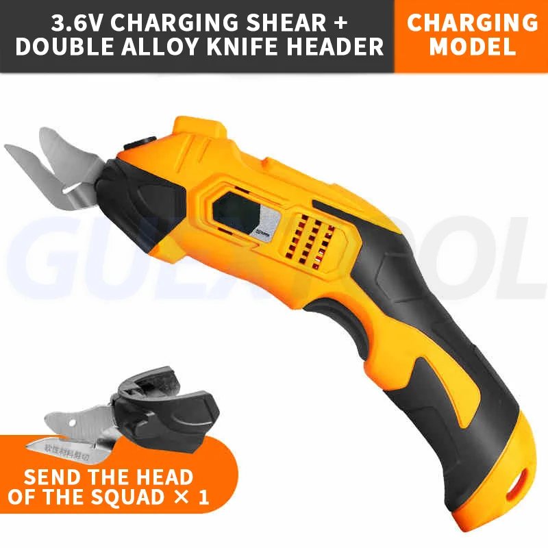 3.6V Mini Electric Scissors Cloth Cutting Machine Hand Cutting Machine Fabric Textile With Tungsten Steel Blade Fabric Cutter