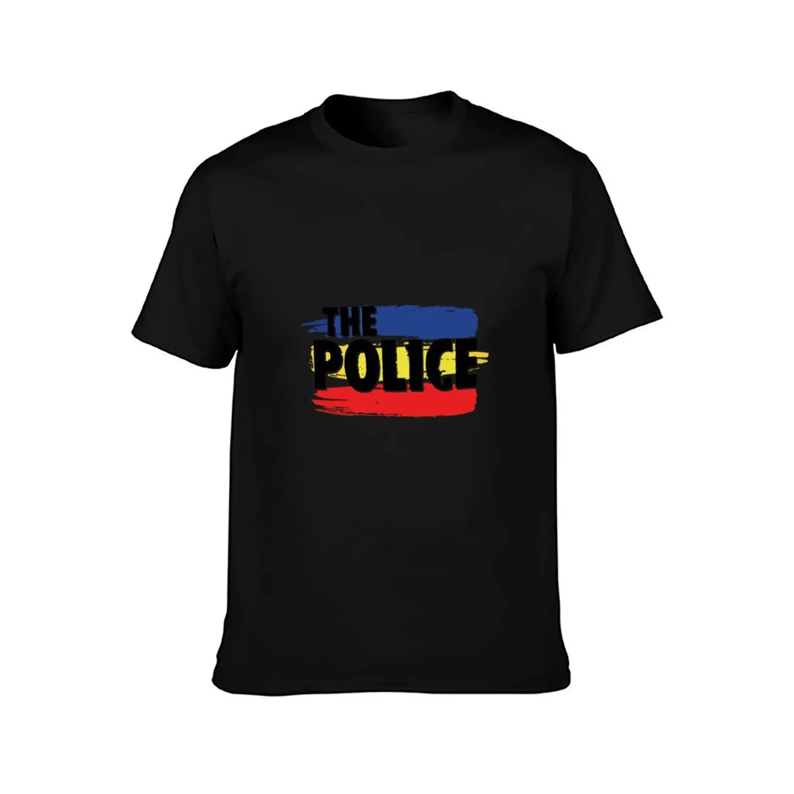 The Police T-Shirt Basic Plain Tee for Spring and Summer T-Shirt