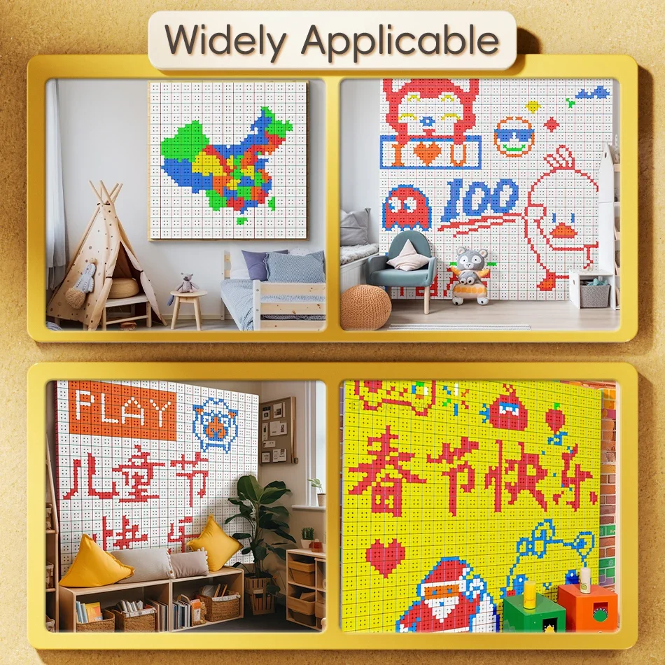 [ECube] cubo de mosaico moyu 10x10 cubo de quebra-cabeça 10x10 blocos de construção criativos quebra-cabeças de mosaico moldura de foto cubo moyu