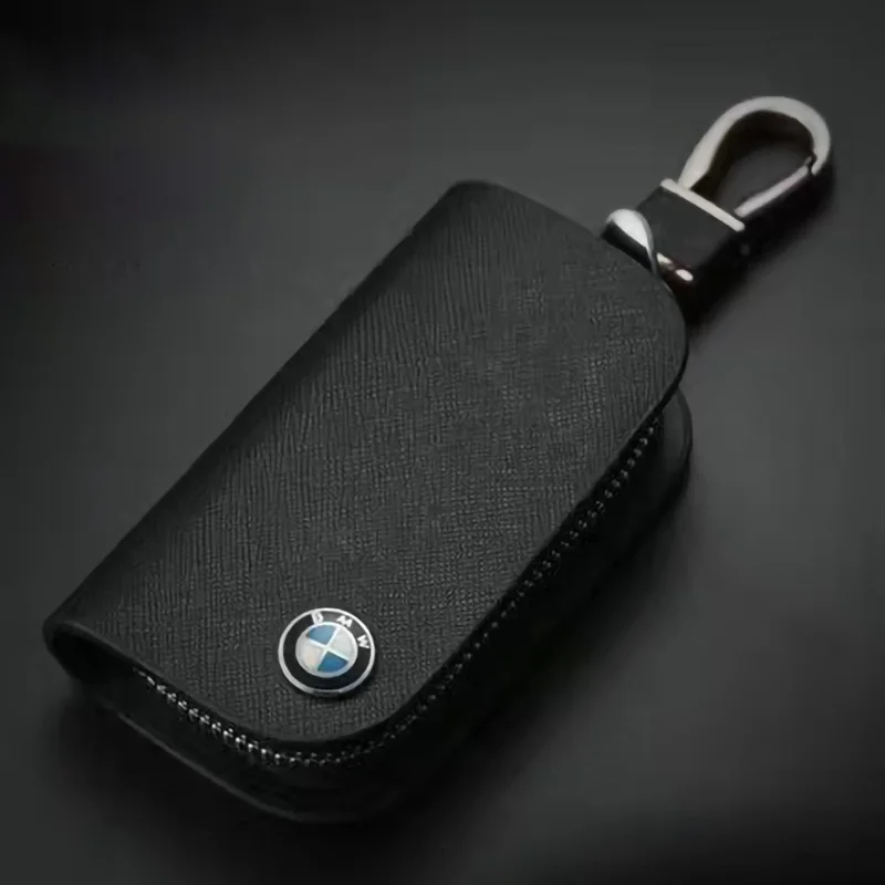 Car Logo Car-styling Key Fob Shell Cover For BMW G20 G30 G38 X1 X2 X3 X5 X4 X6 X7 3 5 7 Series E46 E90 E92 E93 Car Key Case Bag