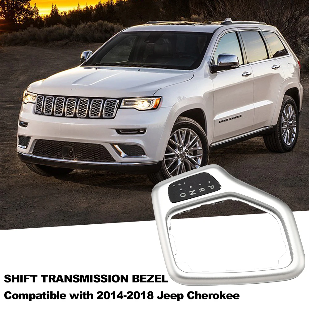 

Car Shifter Transmission Bezel with Harness Kit Compatible with 2014-2018 Jeep Cherokee Replacement Accessories