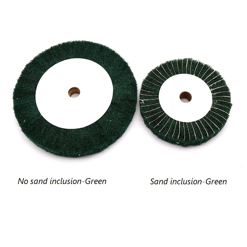 150/200/250/300mm Non-woven Flap Brush Polishing Wheel Metal Woodworking 25 Bore Polishing Wheel