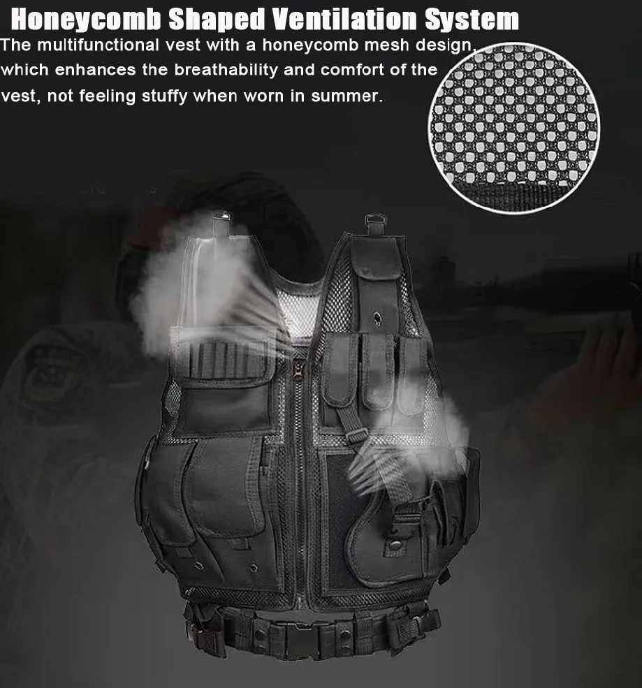 Gilet Tattico Molle Regolabile - Hunting Outdoor Jacket recensione e prezzo