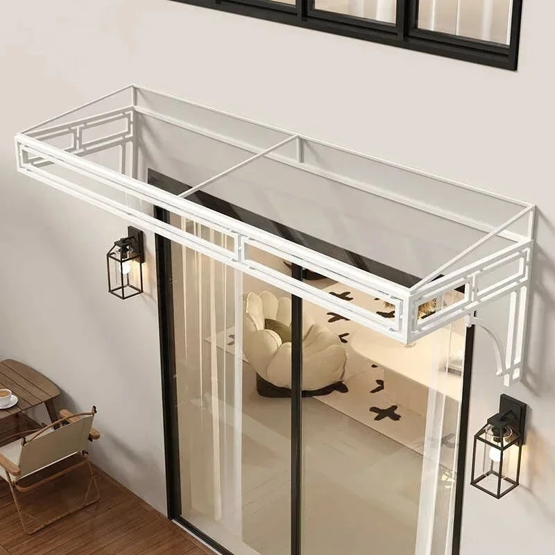 الإبداعية المأوى الحديد المطاوع المظلة في الهواء الطلق غير نافذ للمطر سقيفة نافذة الطنف الأوروبي في الهواء الطلق حديقة المراقبة الباب الأمامي المظلة