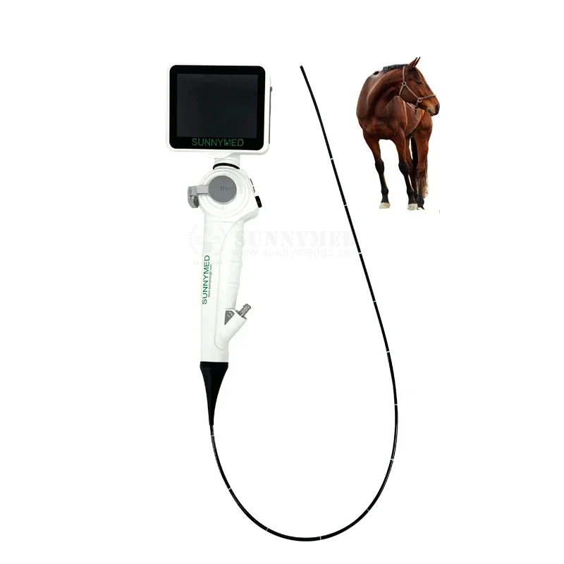 Waterproof multifunctional endoscope Vet hand held pet video endoscopio  for cattle cow horse  gastro-colonoscope