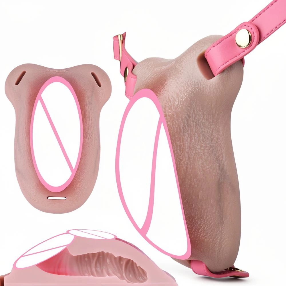 SXXY Silicone Fake Pussy Male Chastity Cage Realistic Vaginal Pads With Penis Hidding For 18+ Men Transgender&Crossdresser