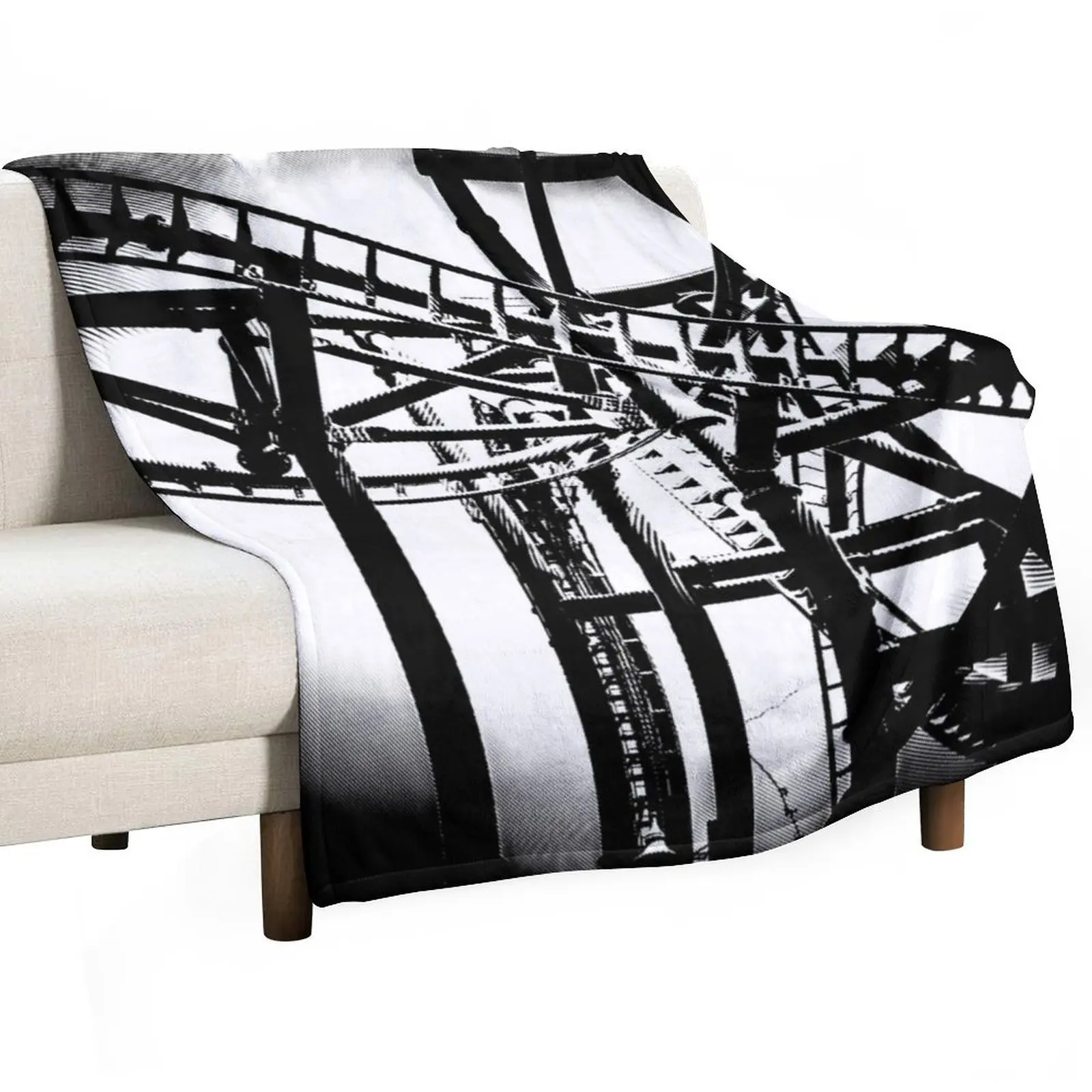 

Roller-Coaster Pop Art - #1 Throw Blanket Multi-Purpose Comforter warm winter Giant Sofa Blankets