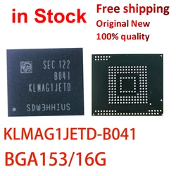 (1-5 piece)100% New KLMAG1JETD-B041 KLMAG1JETD B041 KLMAGIJETD BGA-153 EMMC 5.1 storage IC chipset