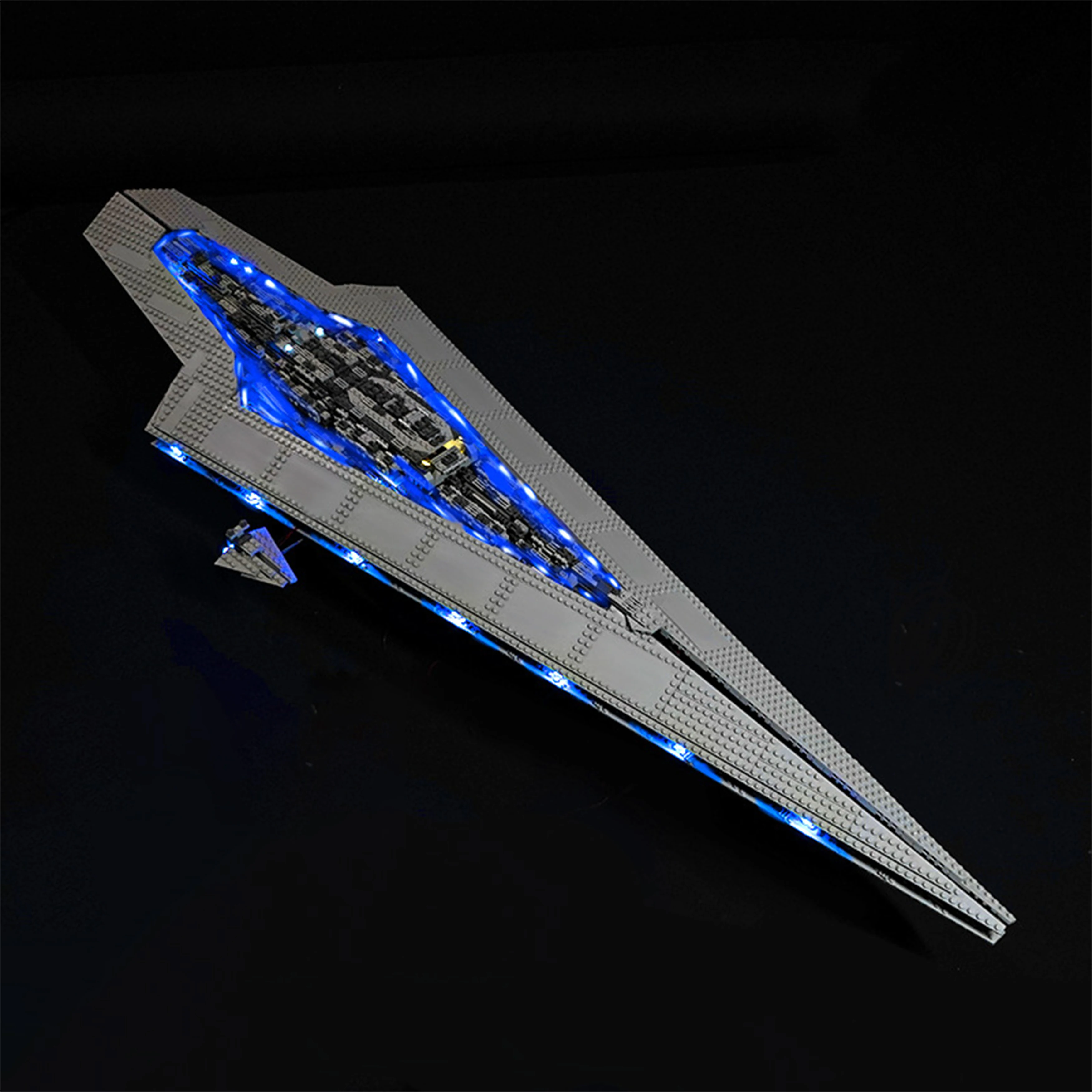 

DIY LED Light Kit Compatible with 10221 Space Battleship Building Block Model, Remote Control Lighting Accessories