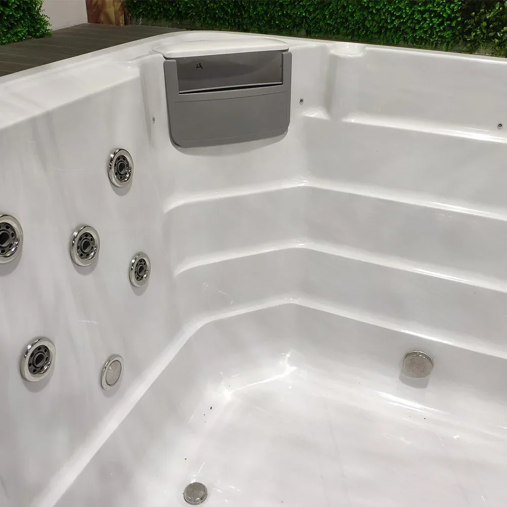 Grote Zwemspa 12 Meter Eindeloos Zwembad Met Bubbelbad Badkuipen En Bubbelbaden BG-6617