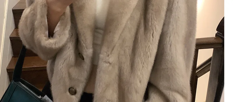 Short Coats Women Faux Fur Full Sleeve Coat Work Thick Warm Y2k Streetwear Elegant Jackets Outerwear Autumn Winter 2025 Jacket