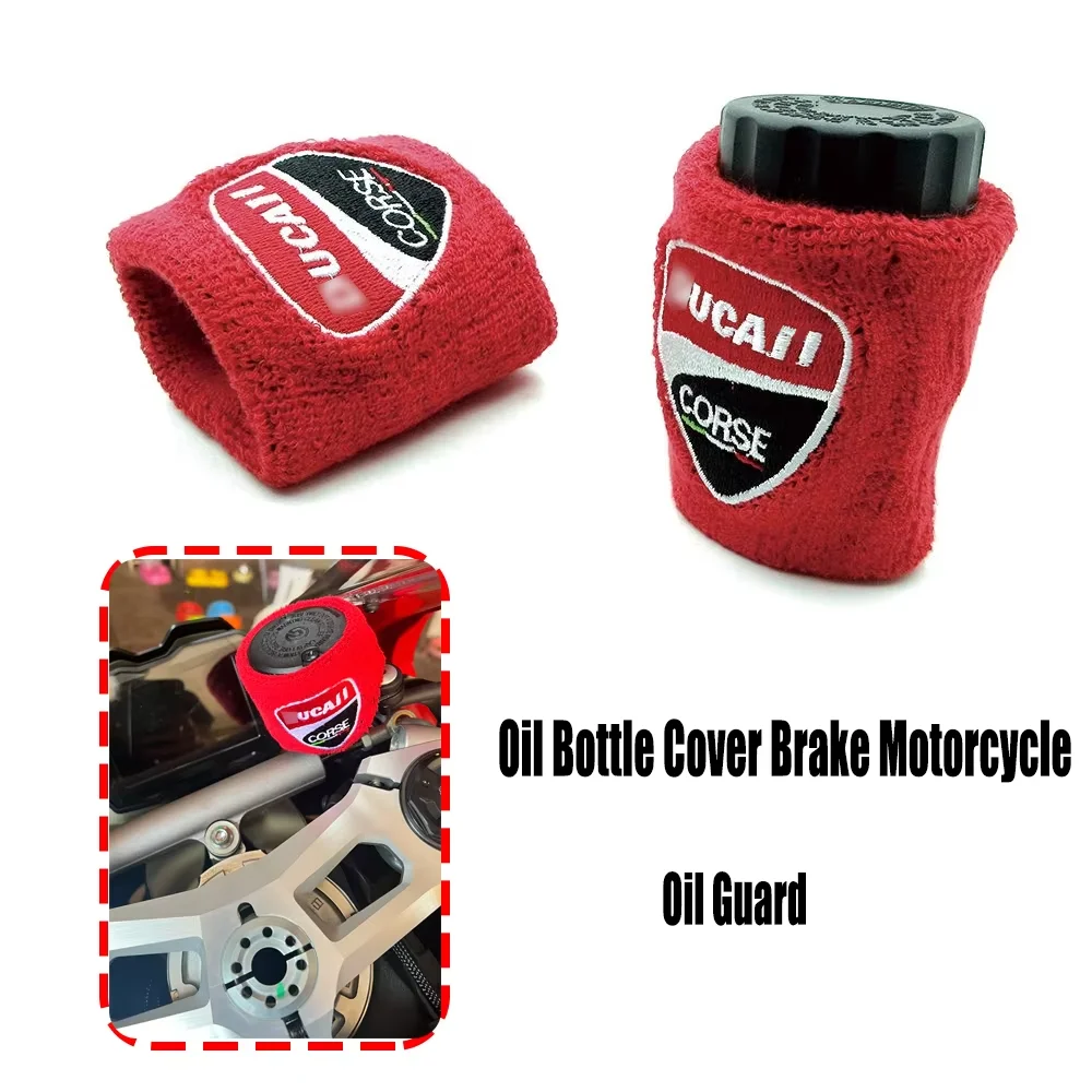 

Fluid Bottle Protective Cover Motorcycle Oil Guard Cotton For Ducati 1199 1299 899 V2 Monster696 821 Panigale V4