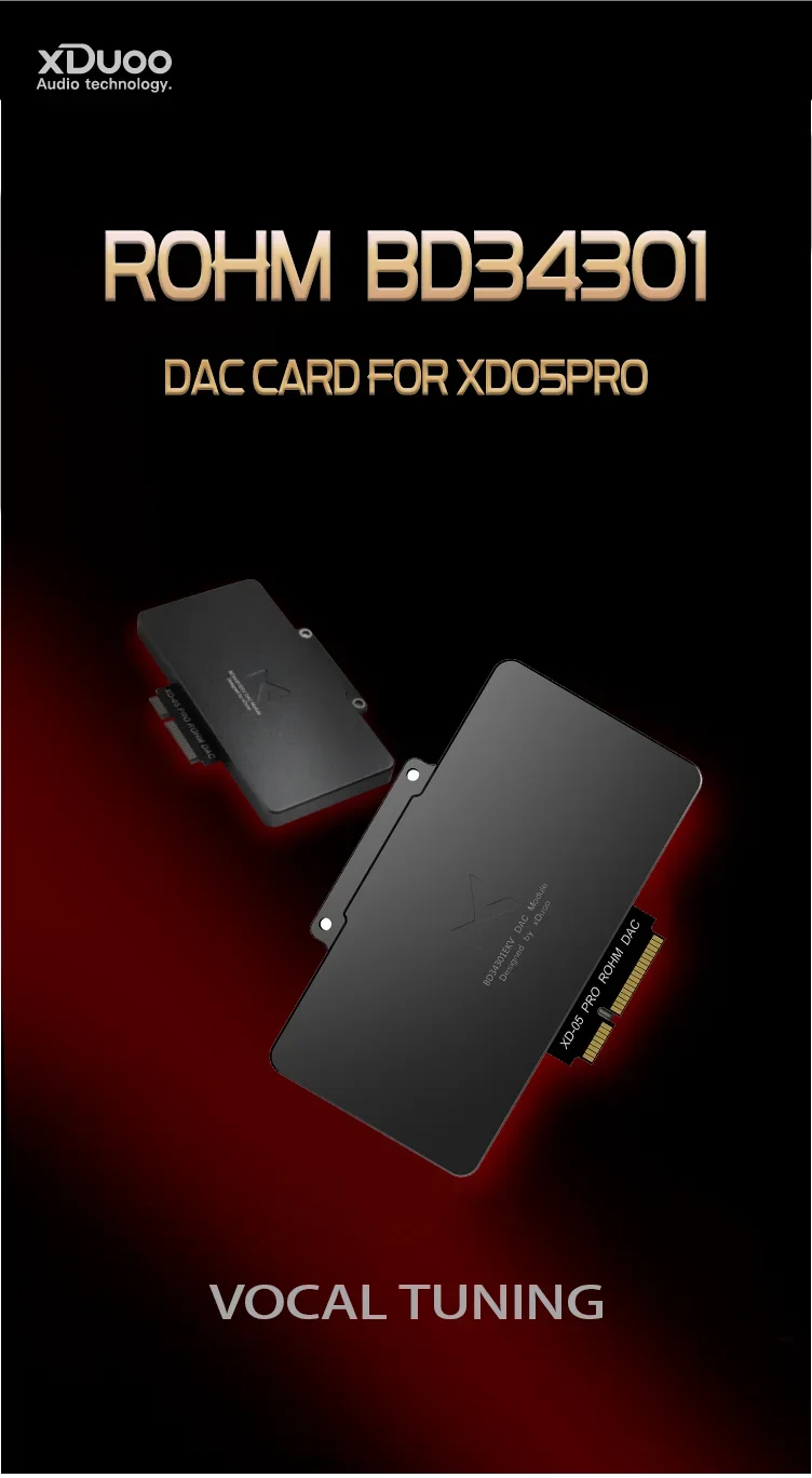 XDUOO ROHM BD34301 DAC CARD For XD05PRO Amp