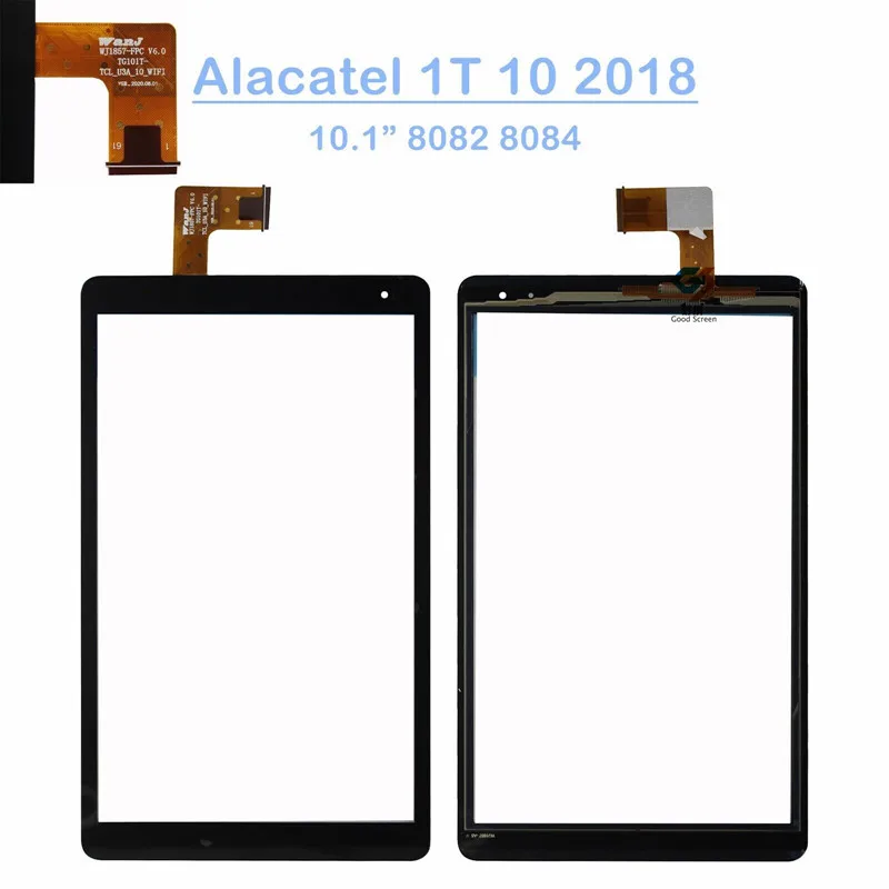 

New 10.1 inch Black For Alcatel 1T 10 8082 8084 Tablet Capacitive touch screen panel WanJ WJ1857-FPC V6.0 TG101T-TCL_U3A_10_WIFI