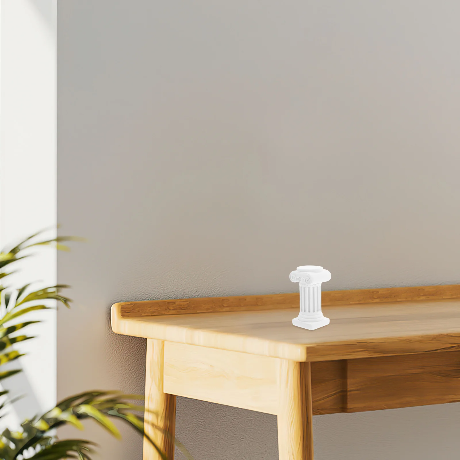 เสาโรมันขนาดเล็ก 1 ชิ้น ทำจากเรซิ่น สำหรับตกแต่งโต๊ะ ถ่ายภาพ งานฝีมือ DIY งานแต่งงาน ตกแต่งบ้าน ฉากจำลองขนาดเล็ก เสาประดับตกแต่งบ้าน