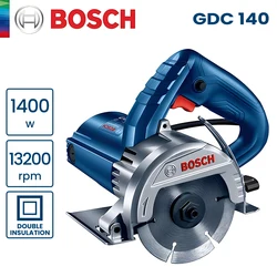 Bosch GDC140 Stone Cutting Machine Marble Tile Cutter 1400 Disc Diameter 115 High Power Portable Stone Slotting Saw Power Tool