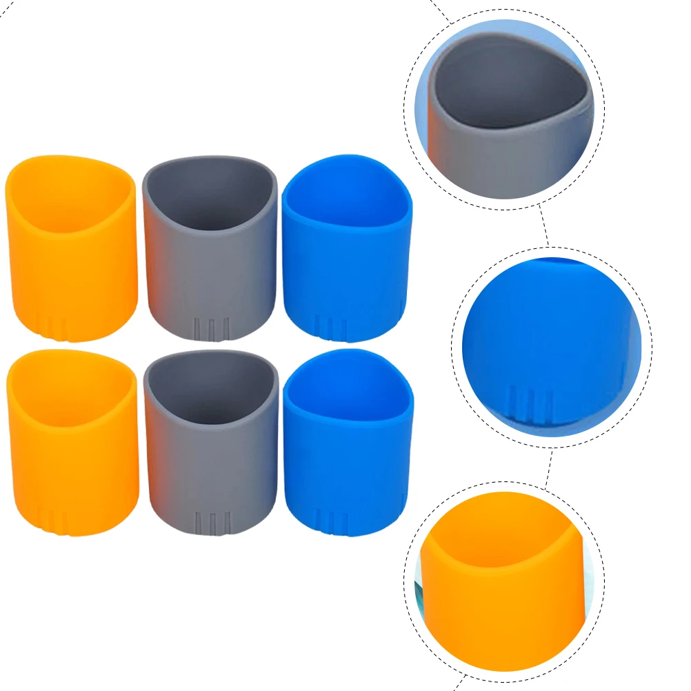 

6pcs Microphone Anti-Drop Cover Silicone Mic Sleeve Durable Shockproof Covers For Ktv Mic Accessories Protector Set