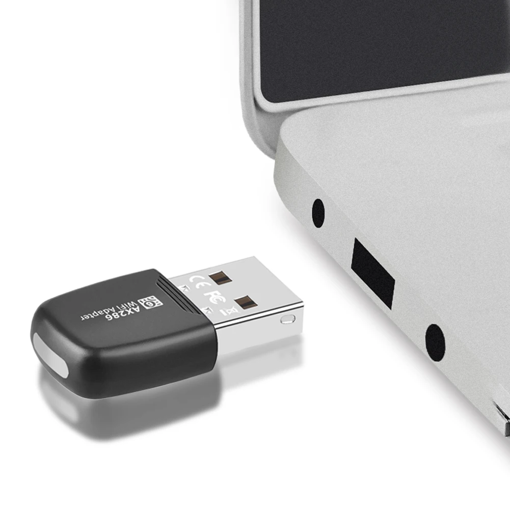 

Мини-USB WIFI 6 Dongle Mini USB Wi-Fi адаптер для карты без драйверов Wi-Fi Lan адаптер 2,4 ГГц 286,8 Мбит/с для ПК/ноутбука Windows7/10/11
