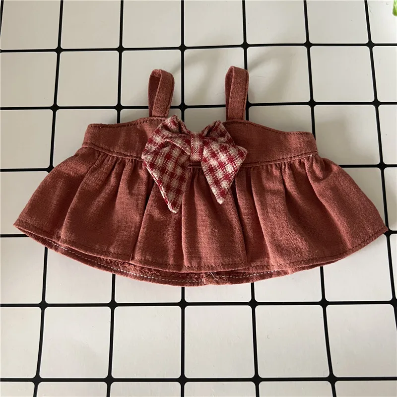 Latest 10cm 20cm Cotton Doll Clothes Fashion Outfit Dress Up Set for 10cm 20cm Doll Fans Collection Gifts DIY Doll Clothes Toy