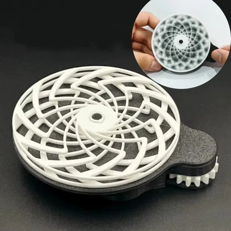 3D Printed Dynamic Decompression Toy Spiral ABS Psychedelic Gear Stress Reliever Fashion Simple Creative Funny Model