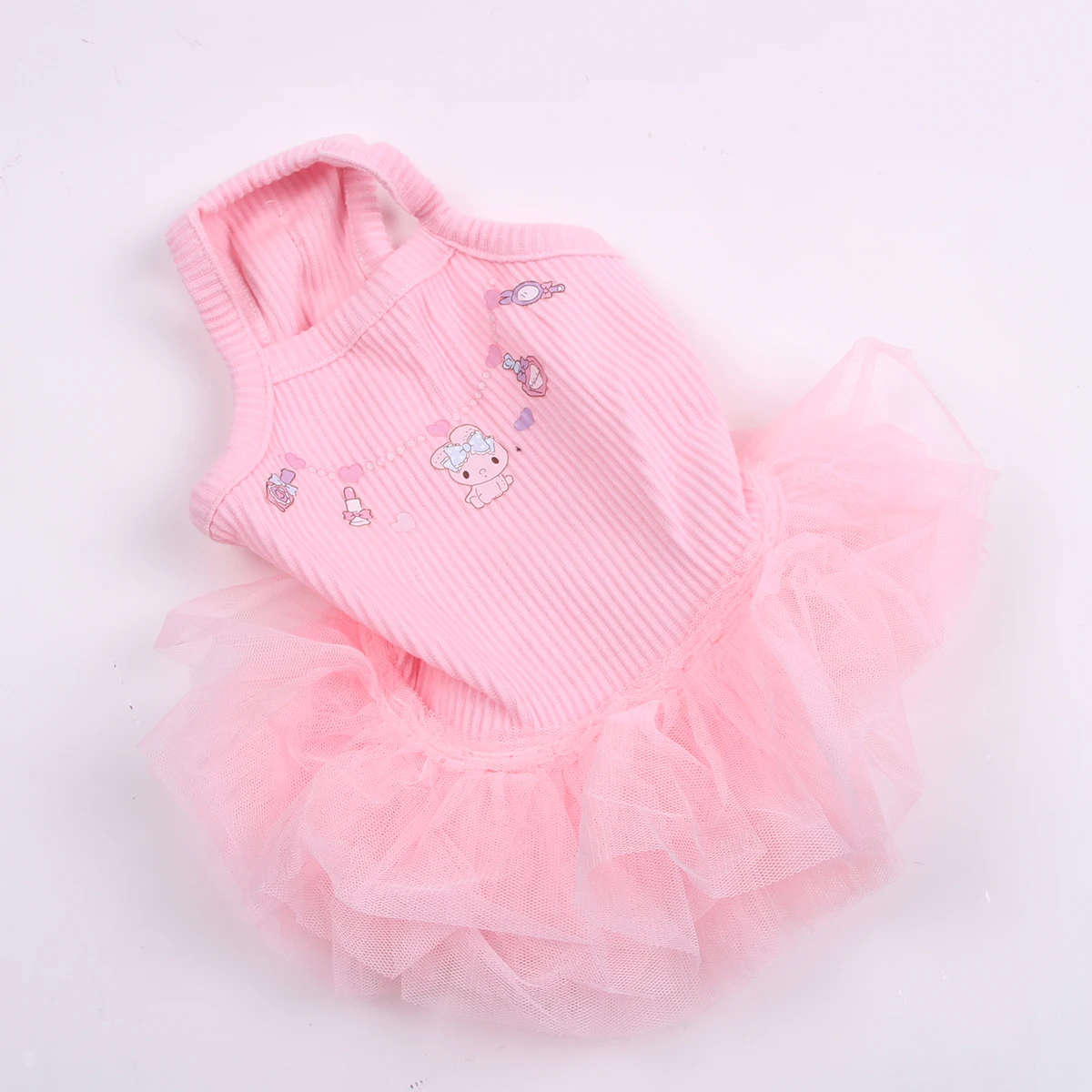 Princess Dog Cat Dress Tutu Necklace Design Pet Puppy Skirt Spring/Summer Clothes Outfit 5 Sizes 2 Colours