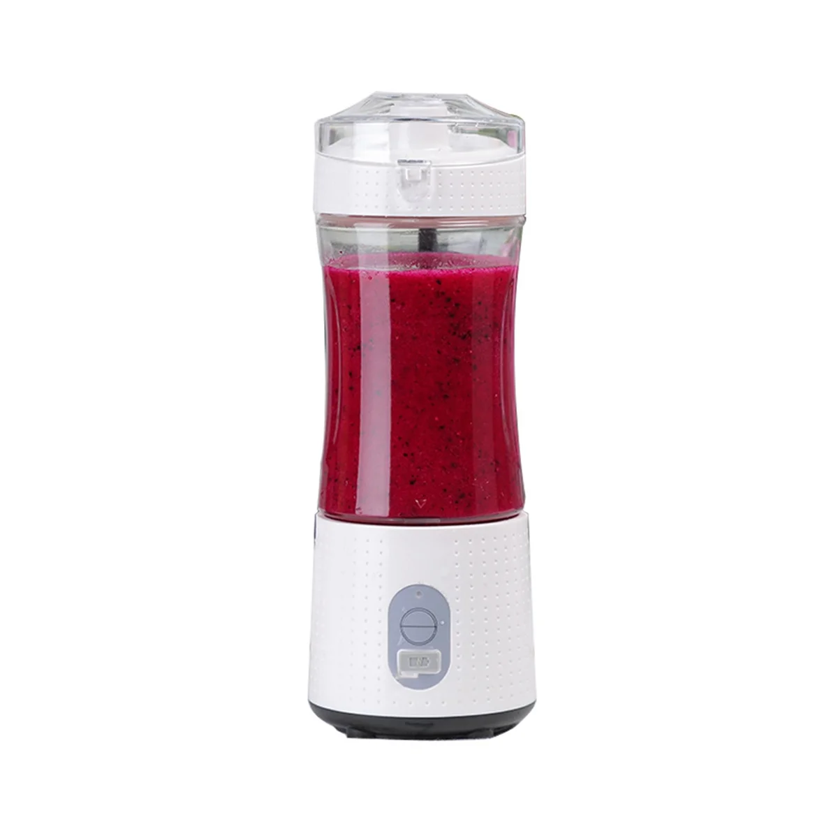 خلاط محمول 380 مل للعصائر والمخفوقات، خلاط صغير 4000 مللي أمبير في الساعة والسفر-Blue-ABLM