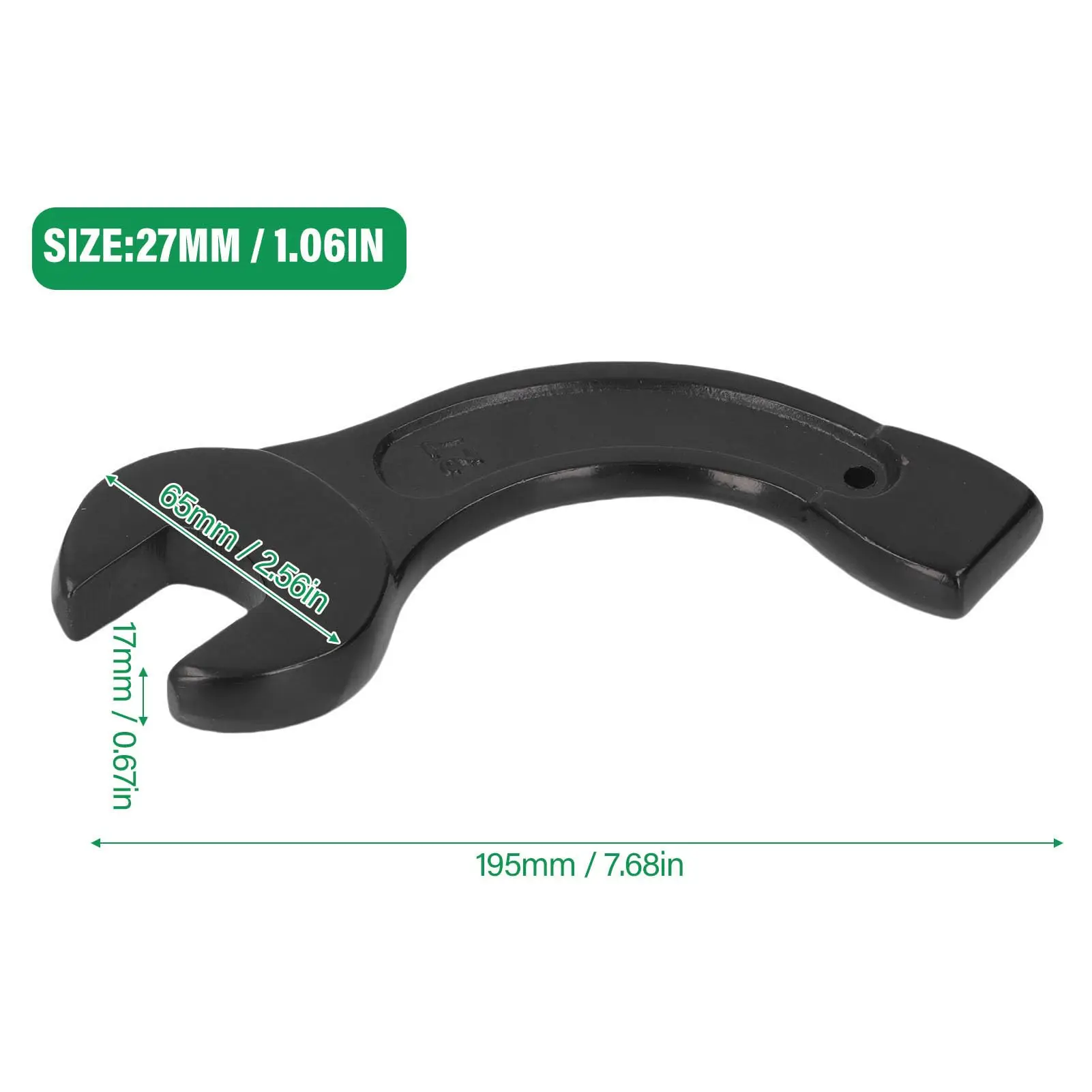 Forged Steel Wrench Bent Handle Tapping Wrench For Tough Working Environments 45 Steel Construction Ergonomic Grip Design