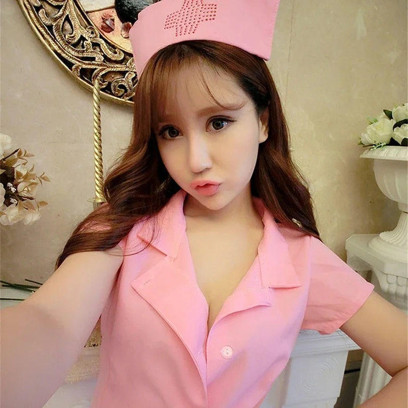 New Women Lingerie Sexy Hot Erotic Lingerie Sexy Uniform Nurse Cosplay Hollow Womens Costumes Halloween Sexy Costumes SM Cosplay