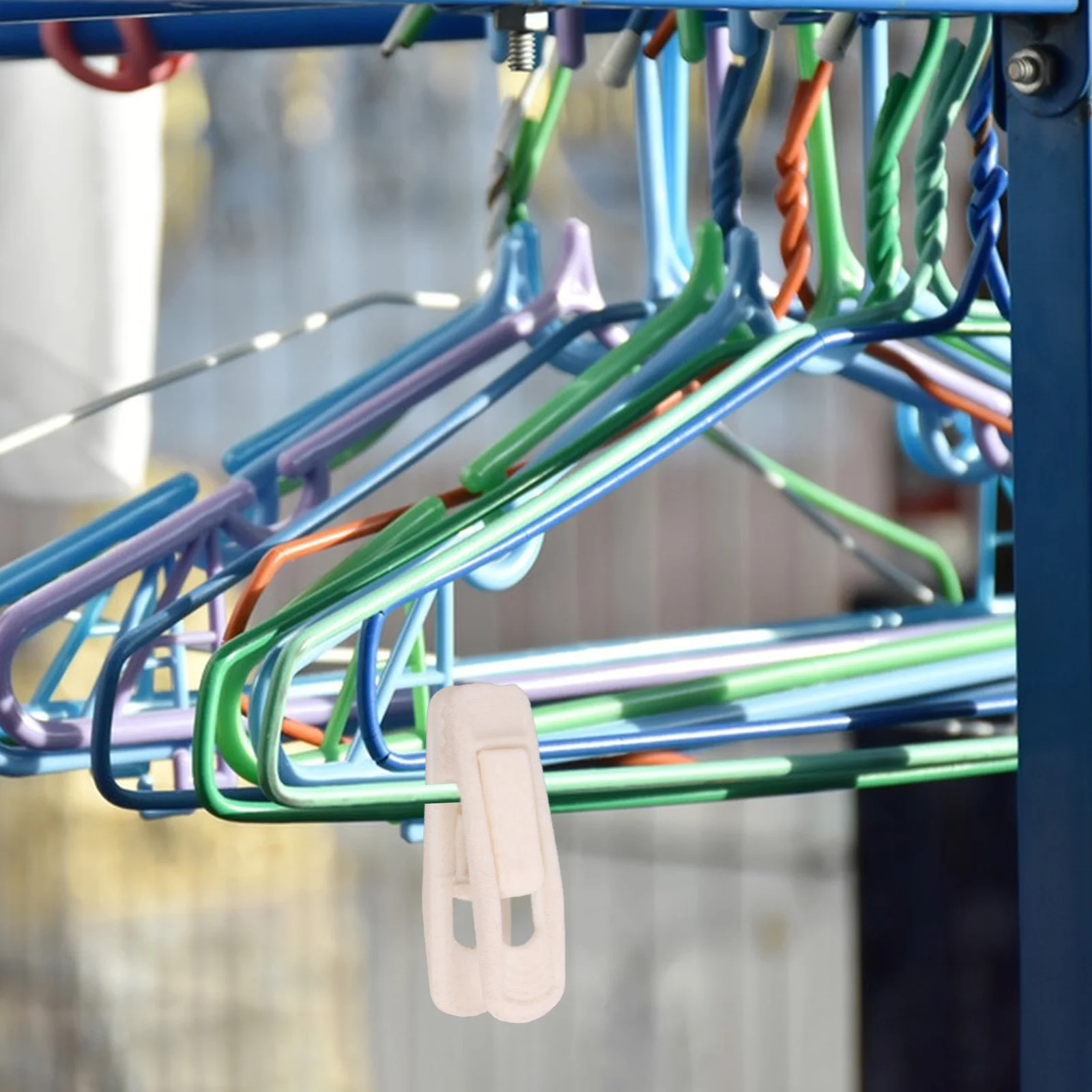 20Pcs Hanger Clips for Velour Hangers Comfortable Non Slip Seamless Design for Wardrobe Skirt Hangers Clips Hanger Clip