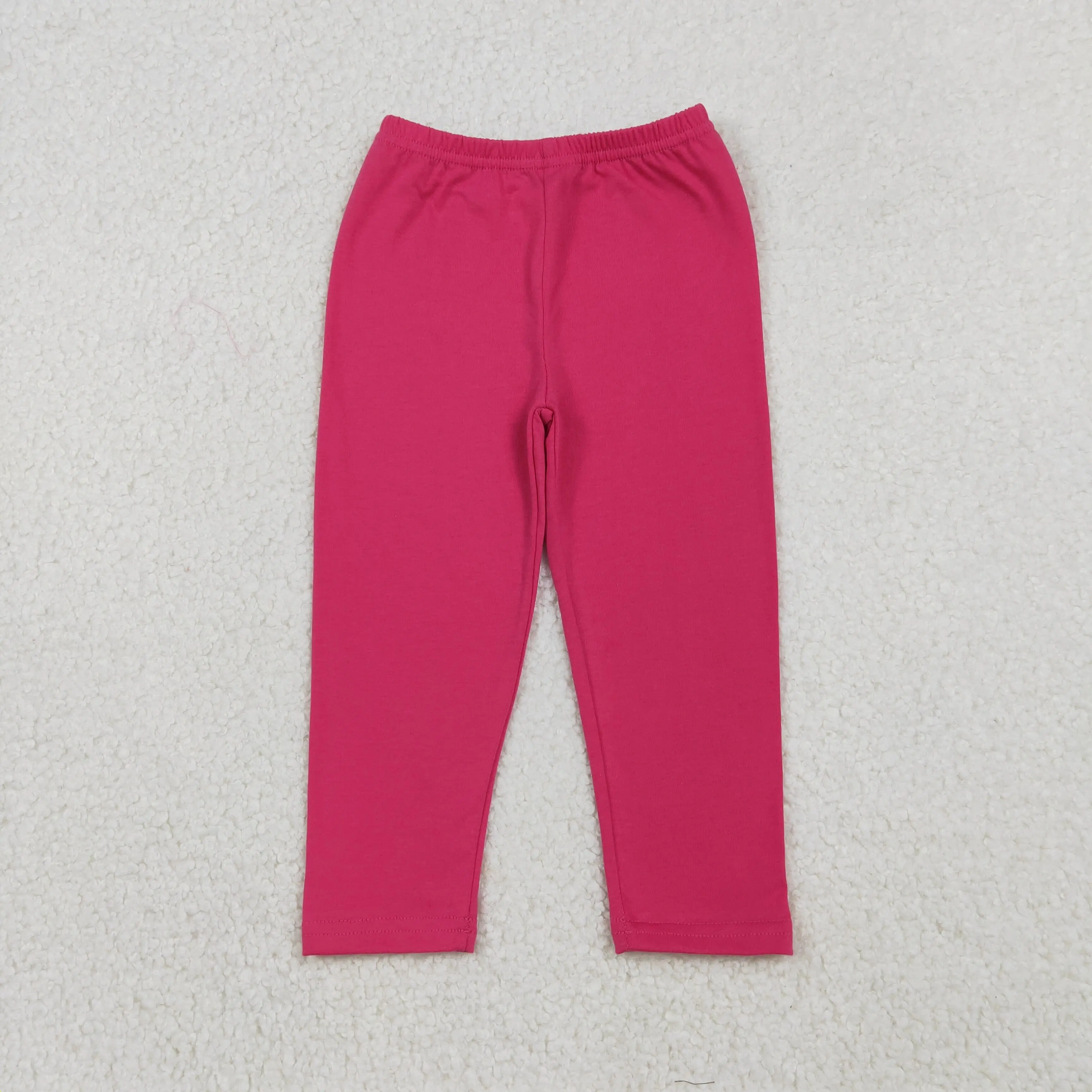 

z1222-13 P0958 Wholesale Summer Boutique kids clothes girl rose red long Pants Wholesale Summer girls clothing