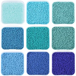 Blue Color 2mm Czech Glass Seed Beads Boxed Beads Accessories For Jewelry Making DIY Bracelet Material Supplier 4000pcs/Box