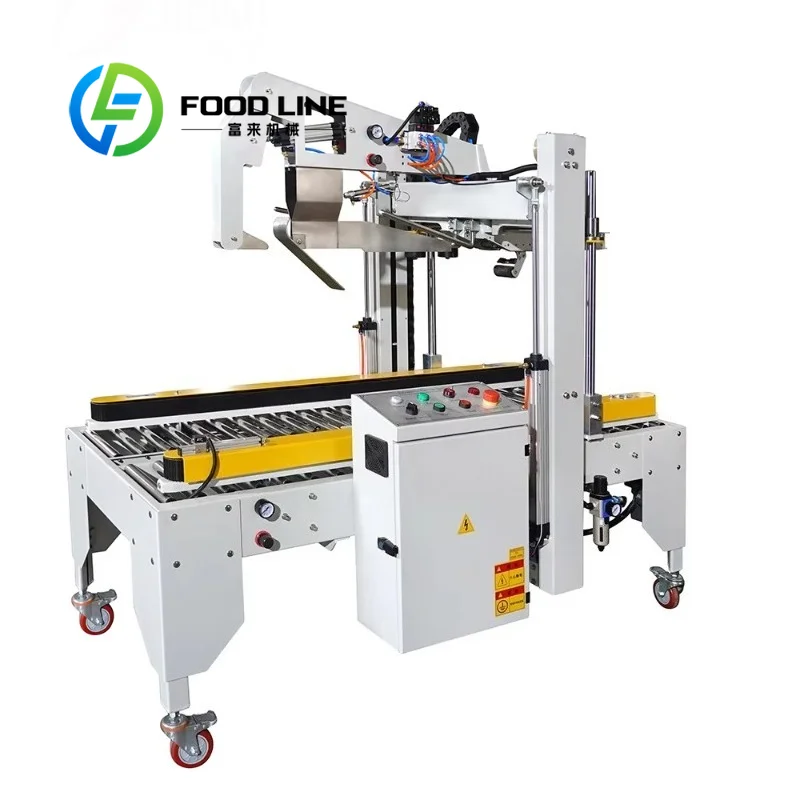 Top And Bottom Drive Case Sealing Machine Automatic Carton Sealer For Express Logistics Factory And Packaging Production Line