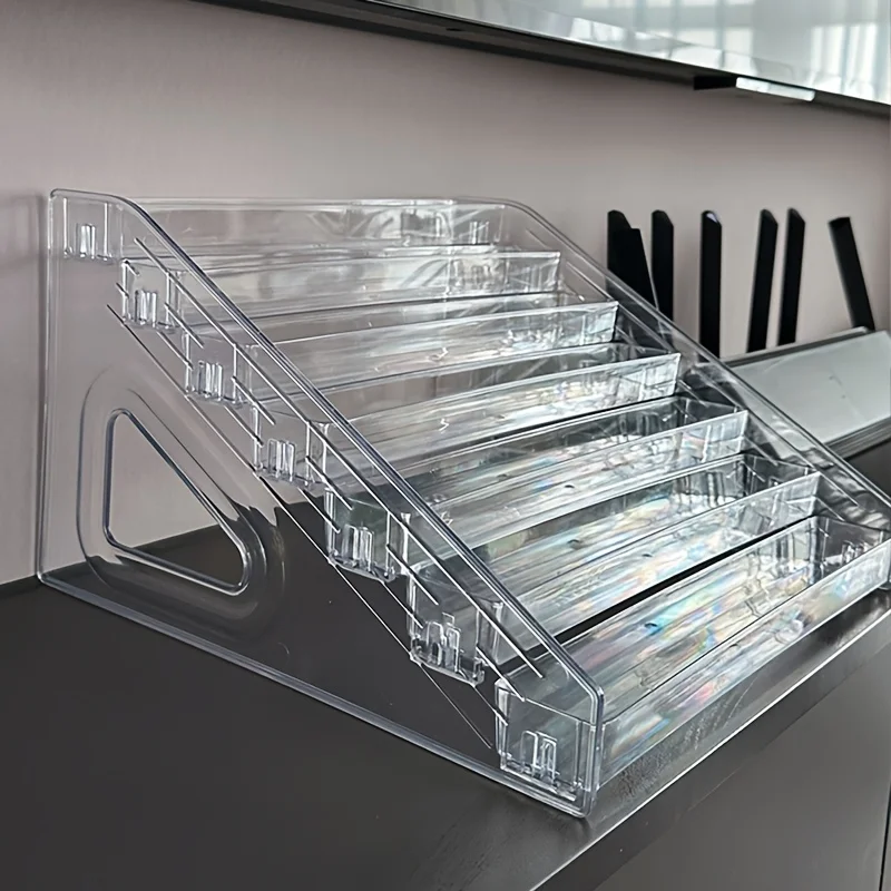 

7-Tier Multi-Purpose Storage Rack - All-Season Use - Stackable Display Organizer for Nail Polish, Toy Cars - Desktop Organizer