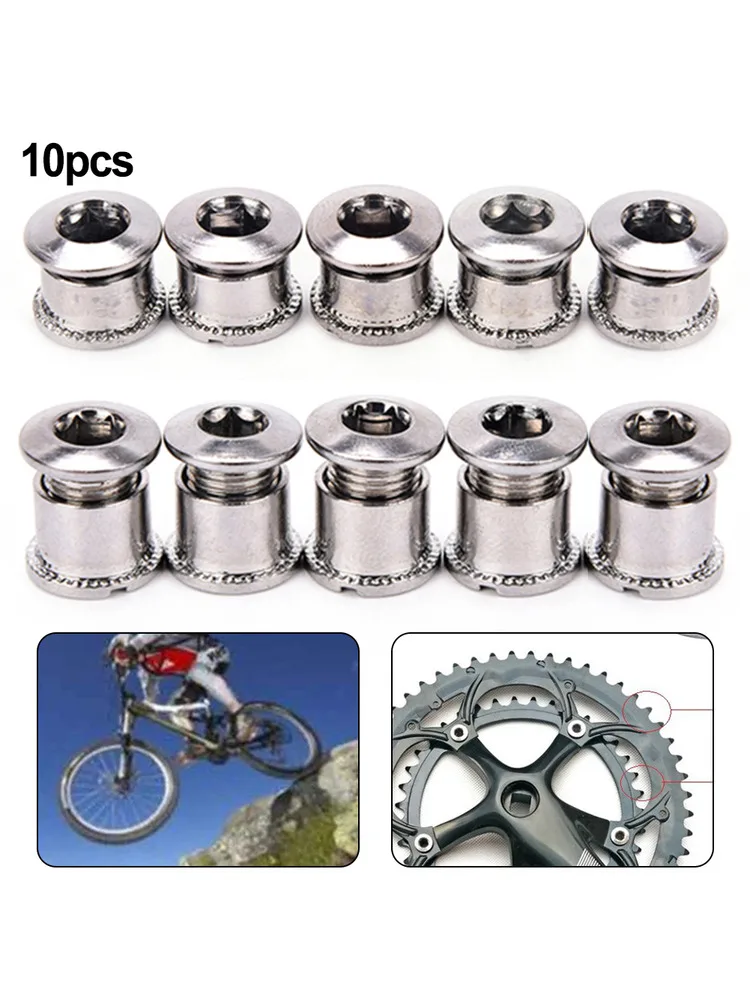 AliExpress TOOPRE Cycling Tool Chainring Screws Stainless Steel Single/Double/Triple Bolts 10pcs Corrosion-Resistant