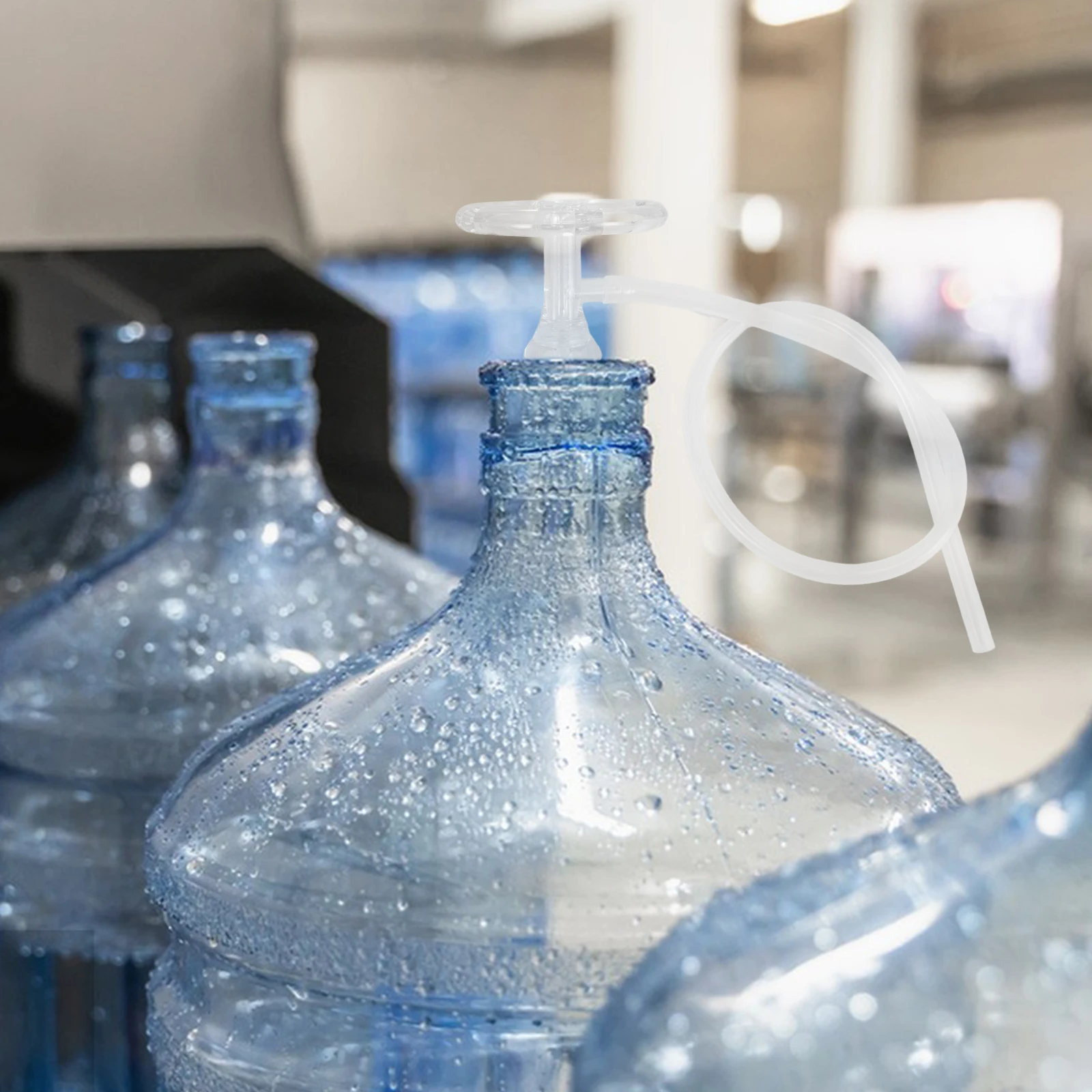 

1 set Gallon Water Jug StopperSpill Proof Silicone Cap for Water Bottle Caps Dispenser Reusable Leak Seal Easy