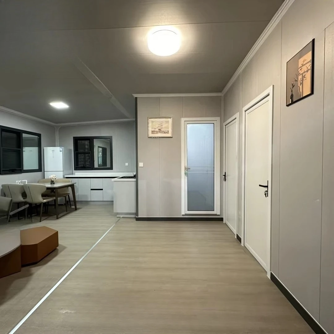 Customized Portable 2 Bedroom Steel Mobile Home Double Wing Folding Container House with Full Equipment Fast Assembly