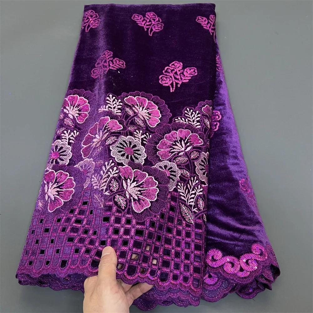 2025 أسود الأفريقي النيجيري المخملية أقمشة الدانتيل الترتر أقمشة الدانتيل جبر للخياطة حفل زفاف القماش عالية الجودة Tissu #5