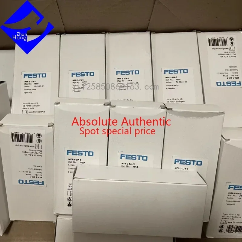 FESTO Genuine Original Stock 7959 MFH-3-1/4-S Solenoid Valve, Available in All Series, Price Negotiable, Authentic