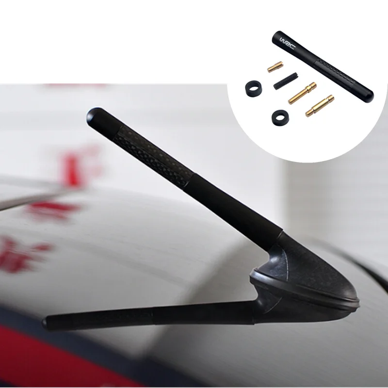 

Короткая радиоантенна WRC из углеродного волокна для Lifan X60 Cebrium Solano New Celliya Smily Geely X7 EC7