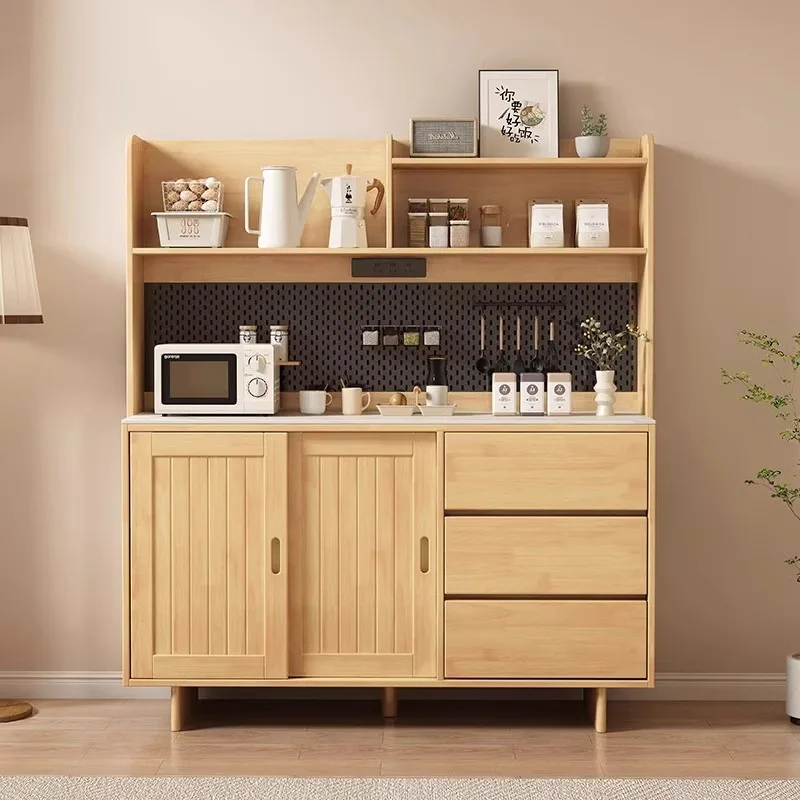 

Durable Auxiliary Dining Side Cabinet Integrated Hole Board Living Room Cabinet Kitchen Artist Home Furniture Komod XY40GZ