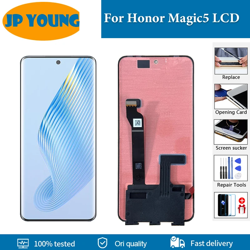 

Original OLED For Huawei Honor Magic5 LCD Display PGT-AN00 PGT-N09 Touch Screen Digitizer Assembly For Honor Magic 5 Replacement