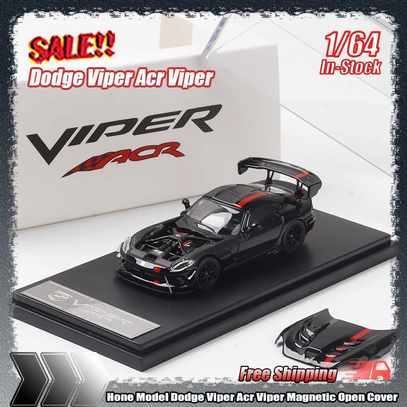 

Новая модель Hone 1:64 Dodge Viper Acr Viper, магнитная открытая крышка, имитация сплава, миниатюрная литая модель автомобиля, индивидуальные игрушки, подарок