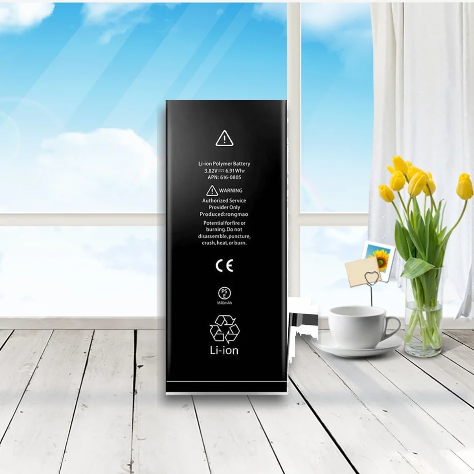 

6. Сменная литий-полимерная батарея для мобильного телефона Apple Iphone.