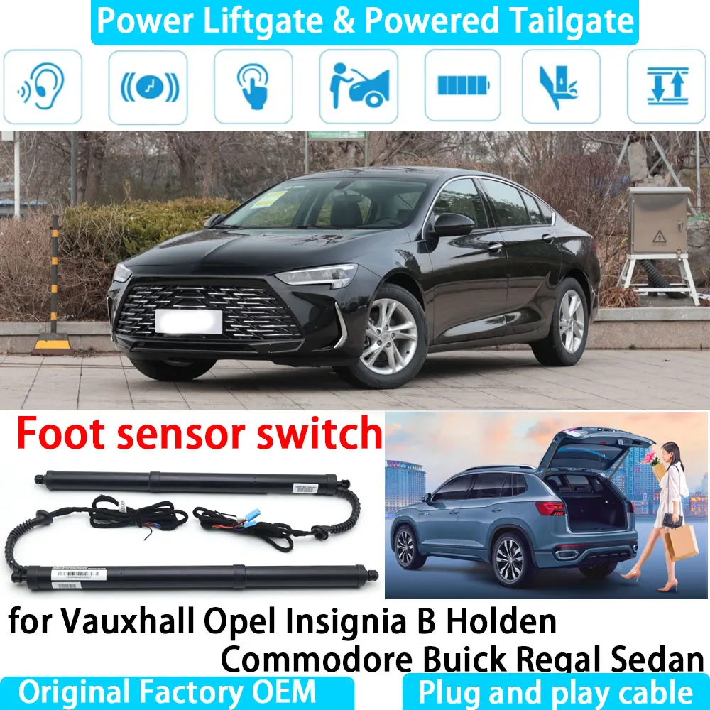 لفوكسهول أوبل إنسيجنيا B هولدن كومودور بويك ريجال سيدان الطاقة الكهربائية التلقائية الباب الخلفي بالطاقة الباب الخلفي تبختر الذيل