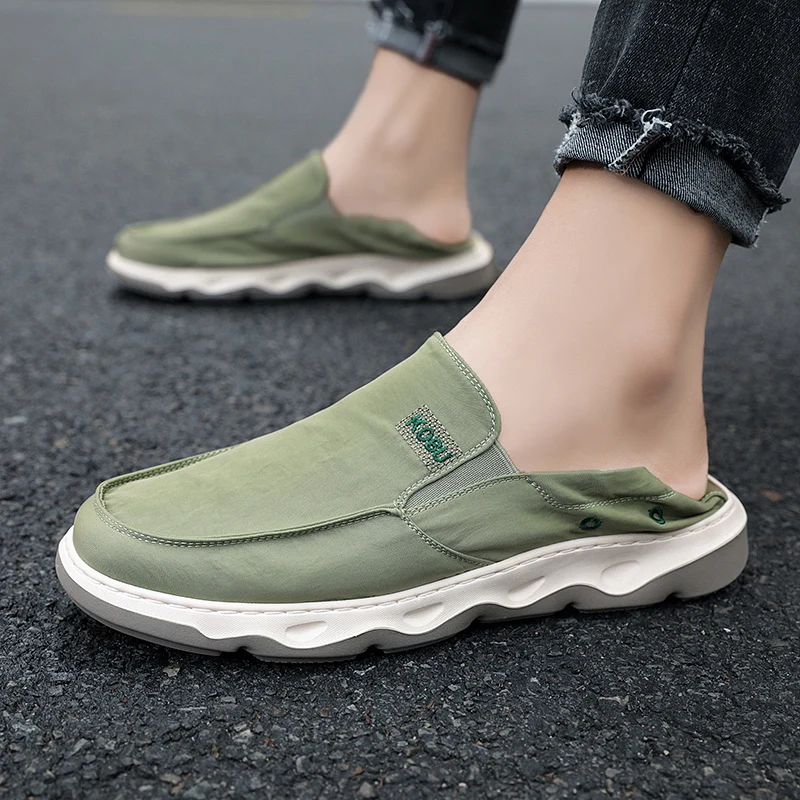 

Новые мужские тканевые туфли Lefu: комфортные, дышащие, для отдыха, всесезонные, из ледяного шелка, летние