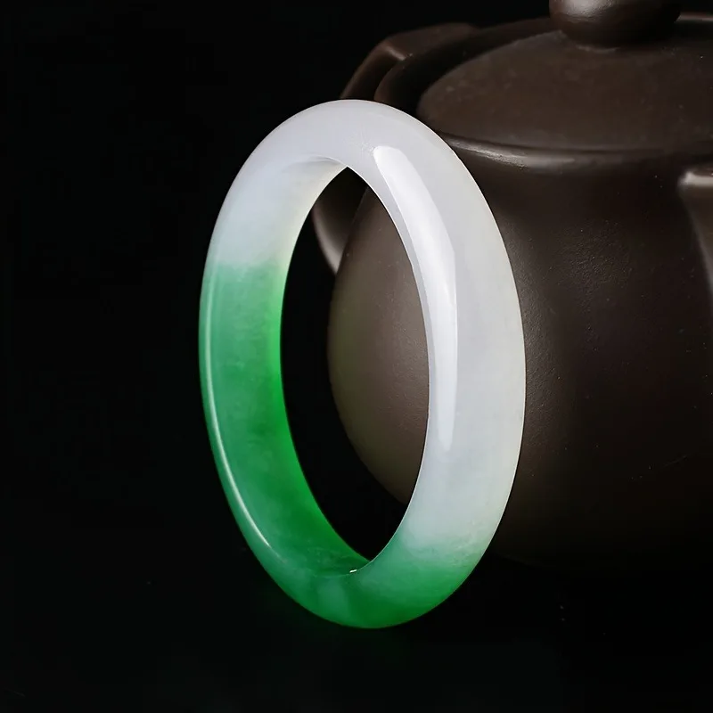 

Natural High Ice Fashion Quartzite Jade Bracelet Women's
