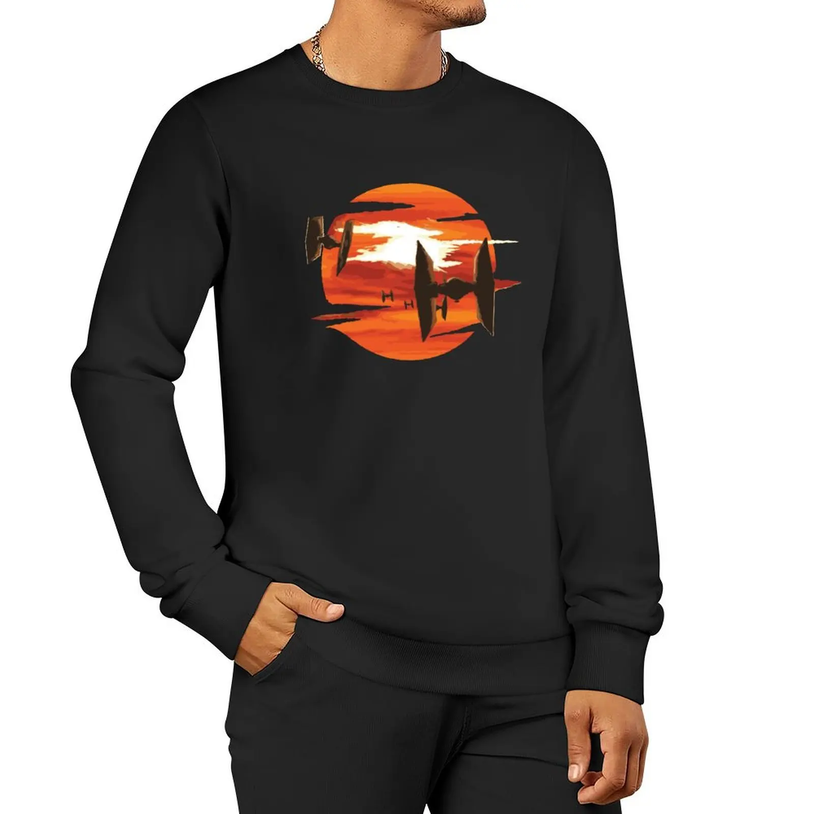 

Ride of the Tie fighters Pullover Hoodie graphic t shirts men winter clothes new in sweatshirts