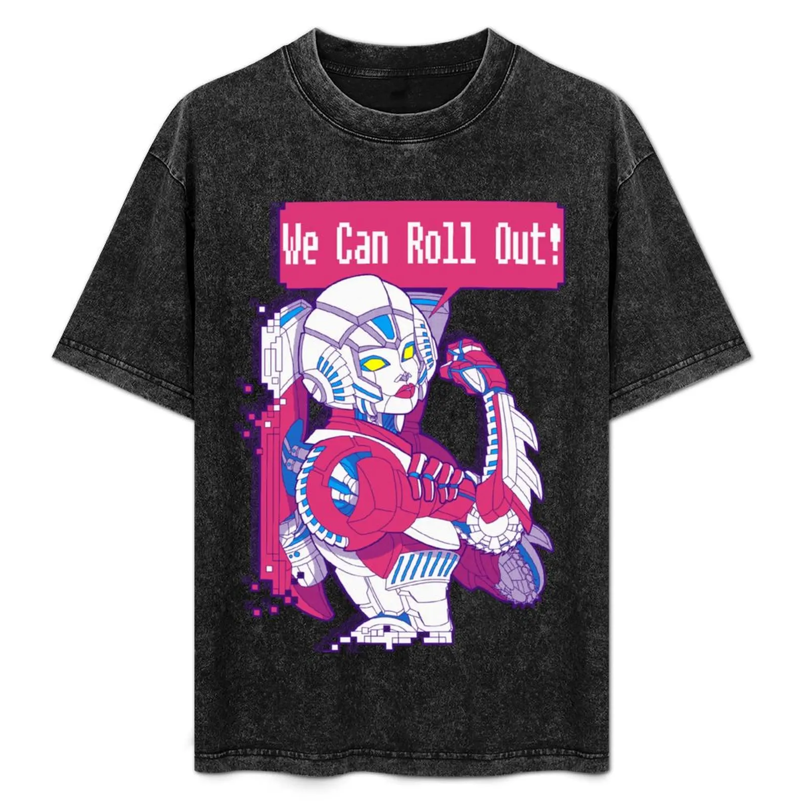 

Arcee - We Can Roll OUT! T-Shirt Basic Crew Neck Short Sleeve Top
